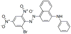 4-[(2-bromo-4,6-dinitrophenyl)azo]-N-phenylnaphthalen-1-amine CAS#: 85136-51-2