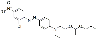 4-[(2-chloro-4-nitrophenyl)azo]-N-ethyl-N-[2-[1-(2-methylpropoxy)ethoxy]ethyl]aniline CAS#: 85750-13-6