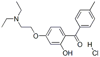 [4-[2-(diethylamino)ethoxy]-2-hydroxyphenyl] (4-methylphenyl) ketone hydrochloride CAS#: 84604-83-1