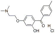 [4-[2-(dimethylamino)ethoxy]-2-hydroxyphenyl] (4-methylphenyl) ketone hydrochloride CAS#: 83803-92-3