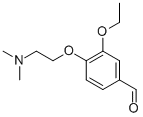 4-[2-(dimethylamino)ethoxy]-3-ethoxybenzaldehyde CAS#: 86759-23-1