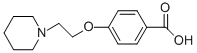 4-(2-piperdinylethoxy)benzoic acid hydrochloride CAS#: 89407-98-7
