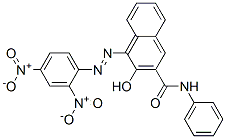 4-[(2,4-dinitrophenyl)azo]-3-hydroxy-N-phenylnaphthalene-2-carboxamide CAS#: 85005-63-6