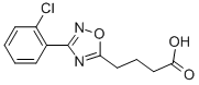 4-[3-(2-CHLOROPHENYL)-1,2,4-OXADIAZOL-5-YL]BUTANOIC ACID CAS#: 827014-22-2