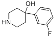 4-(3-FLUORO-PHENYL)-PIPERIDIN-4-OL CAS#: 80119-54-6
