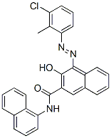 4-[(3-chloro-2-methylphenyl)azo]-3-hydroxy-N-1-naphthylnaphthalene-2-carboxamide CAS#: 83006-66-0