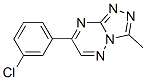4-(3-chlorophenyl)-9-methyl-1,2,5,7,8-pentazabicyclo[4.3.0]nona-2,4,6, 8-tetraene CAS#: 86869-91-2