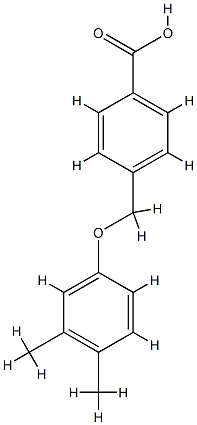 4-(3,4-dimethylphenoxymethyl)benzoic acid CAS#: 88382-47-2