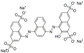 4-[[4-[(2-hydroxy-3,6-disulpho-1-naphthyl)azo]-1-naphthyl]azo]naphthalene-2,6-disulphonic acid, sodium salt CAS#: 83006-53-5