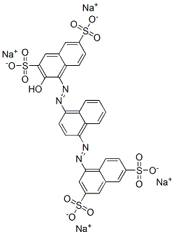 4-[[4-[(3,6-disulpho-1-naphthyl)azo]-1-naphthyl]azo]-3-hydroxynaphthalene-2,7-disulphonic acid, sodium salt CAS#: 83006-52-4