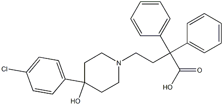 4-[4-(4-Chlorophenyl)-4-hydroxypiperidin-1-yl]-2,2-diphenyl-butyric acid CAS#: 82103-70-6