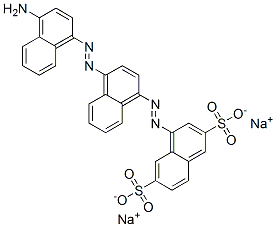 4-[[4-[(4-amino-1-naphthyl)azo]-1-naphthyl]azo]naphthalene-2,6-disulphonic acid, sodium salt CAS#: 85283-74-5
