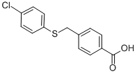 4-(4-CHLORO-PHENYLSULFANYLMETHYL)-BENZOIC ACID CAS#: 88382-51-8