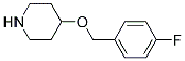 4-[(4-FLUOROBENZYL)OXY]PIPERIDINE CAS#: 81151-35-1