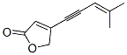 4-(4-Methyl-3-penten-1-ynyl)furan-2(5H)-one CAS#: 81052-99-5