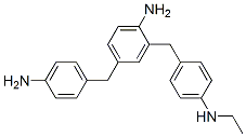 4-[(4-aminophenyl)methyl]-2-[[4-(ethylamino)phenyl]methyl]aniline CAS#: 85423-06-9
