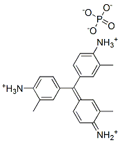 4-[(4-ammonio-3-methylphenyl)(4-iminio-3-methylcyclohexa-2,5-dien-1-ylidene)methyl]-2-methylanilinium phosphate CAS#: 85188-04-1