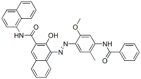 4-[[4-(benzoylamino)-2-methoxy-5-methylphenyl]azo]-3-hydroxy-N-1-naphthylnaphthalene-2-carboxamide CAS#: 83399-83-1