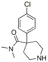 4-(4-chlorophenyl)-N,N-dimethylpiperidine-4-carboxamide CAS#: 80139-82-8