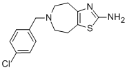 4-[(4-chlorophenyl)methyl]-10-thia-4,8-diazabicyclo[5.3.0]deca-8,11-di en-9-amine CAS#: 83718-64-3
