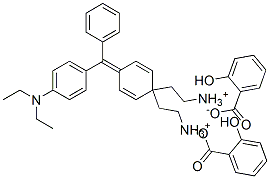 [4-[4-(diethylamino)benzhydrylidene]cyclohexa-2,5-dien-1-ylidene]diethylammonium salicylate CAS#: 84962-84-5
