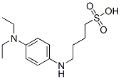 4-[[4-(diethylamino)phenyl]amino]butane-1-sulphonic acid CAS#: 84100-60-7