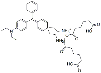 [4-[[4-(diethylamino)phenyl]phenylmethylene]-2,5-cyclohexadien-1-ylidene]diethylammonium hydrogen adipate CAS#: 84962-81-2