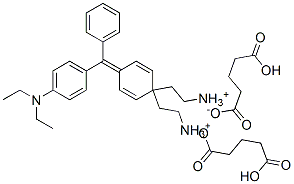 [4-[[4-(diethylamino)phenyl]phenylmethylene]-2,5-cyclohexadien-1-ylidene]diethylammonium hydrogen glutarate CAS#: 85068-67-3