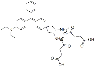 [4-[[4-(diethylamino)phenyl]phenylmethylene]-2,5-cyclohexadien-1-ylidene]diethylammonium hydrogen succinate CAS#: 84962-80-1