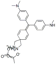 [4-[[4-(dimethylamino)phenyl][4-(methylamino)phenyl]methylene]cyclohexa-2,5-dien-1-ylidene]dimethylammonium acetate CAS#: 84434-47-9