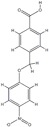 4-[(4-nitrophenoxy)methyl]benzoic acid CAS#: 87740-05-4