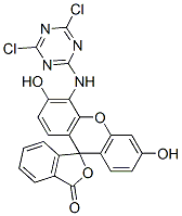 4'-[(4,6-dichloro-1,3,5-triazin-2-yl)amino]-3',6'-dihydroxyspiro[isobenzofuran-1(3H),9'-[9H]xanthene]-3-one CAS#: 86819-57-0