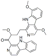 4-(4,8-Dimethoxy-9H-pyrido[3,4-b]indol-1-yl)-2-methoxy-1-(9H-pyrido[3,4-b]indol-1-yl)-1-butanone CAS#: 88142-61-4