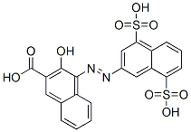 4-[(4,8-disulpho-2-naphthyl)azo]-3-hydroxy-2-naphthoic acid CAS#: 84030-35-3