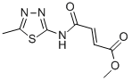4-((5-Methyl-1,3,4-thiadiazol-2-yl)amino)-4-oxo-2-butenoic acid methyl ester CAS#: 81542-43-0
