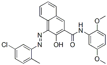 4-[(5-chloro-2-methylphenyl)azo]-N-(2,5-dimethoxyphenyl)-3-hydroxynaphthalene-2-carboxamide CAS#: 85455-50-1