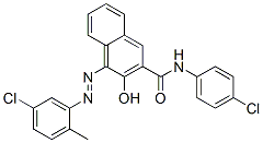 4-[(5-chloro-2-methylphenyl)azo]-N-(4-chlorophenyl)-3-hydroxynaphthalene-2-carboxamide CAS#: 83399-78-4