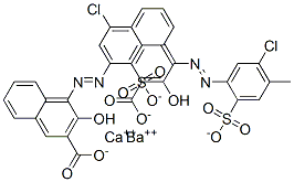 4-[(5-chloro-4-methyl-2-sulphophenyl)azo]-3-hydroxy-2-naphthoic acid, barium calcium salt CAS#: 85005-86-3