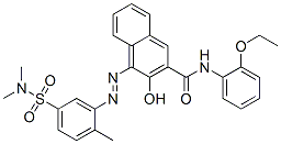 4-[[5-[(dimethylamino)sulphonyl]-2-methylphenyl]azo]-N-(2-ethoxyphenyl)-3-hydroxynaphthalene-2-carboxamide CAS#: 83399-81-9