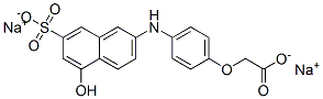 [4-[(5-hydroxy-7-sulpho-2-naphthyl)amino]phenoxy]acetic acid, sodium salt CAS#: 85720-95-2
