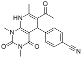 4-(6-ACETYL-1,3,7-TRIMETHYL-2,4-DIOXO-1,2,3,4,5,8-HEXAHYDROPYRIDO[2,3-D]PYRIMIDIN-5-YL)BENZONITRILE CAS#: 838845-73-1