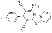 4-AMINO-2-P-TOLYL-2H-9-THIA-4A-AZA-FLUORENE-1,3-DICARBONITRILE CAS#: 85460-34-0