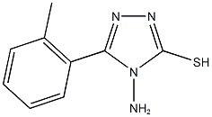 4-AMINO-5-(2-METHYLPHENYL)-4H-1,2,4-TRIAZOLE-3-THIOL CAS#: 87239-95-0