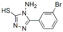 4-AMINO-5-(3-BROMOPHENYL)-4H-1,2,4-TRIAZOLE-3-THIOL CAS#: 87239-96-1