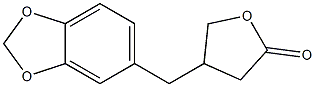 4-(BENZO[D][1,3]DIOXOL-5-YLMETHYL)DIHYDROFURAN-2(3H)-ONE CAS#: 80483-34-7