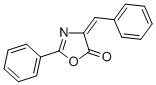 4-Benzylidene-2-phenyl-4,5-dihydro-1,3-oxazol-5-one CAS#: 842-74-0