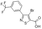 4-Bromo-3-(3-(trifluoromethyl)phenyl)-5-isothiazolecarboxylic acid CAS#: 82425-09-0