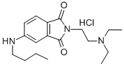 4-Butylamino-N-(2-(diethylamino)ethyl)phthalimide hydrochloride CAS#: 81994-68-5