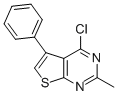 4-CHLORO-2-METHYL-5-PHENYLTHIENO[2,3-D]PYRIMIDINE CAS#: 83548-61-2