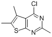4-CHLORO-2,5,6-TRIMETHYLTHIENO[2,3-D]PYRIMIDINE CAS#: 83548-58-7